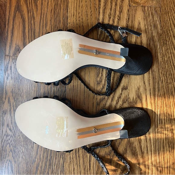 Sam Edelman size 8 black heel sandals with straps. Never worn. - Picture 3 of 5